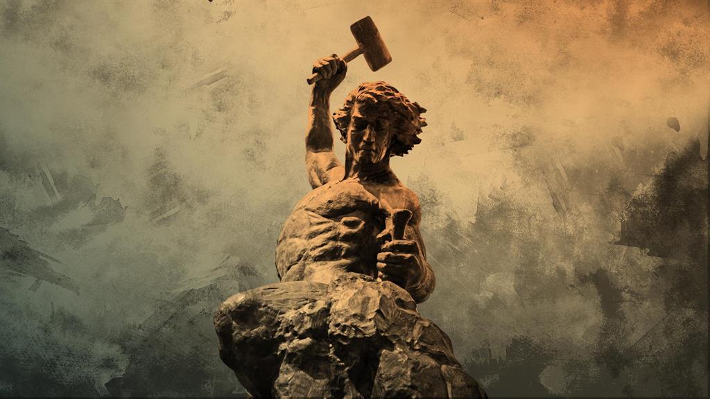 Self-made man, scultura, Bobbie Carlyle, Martin Eden, Jack London,